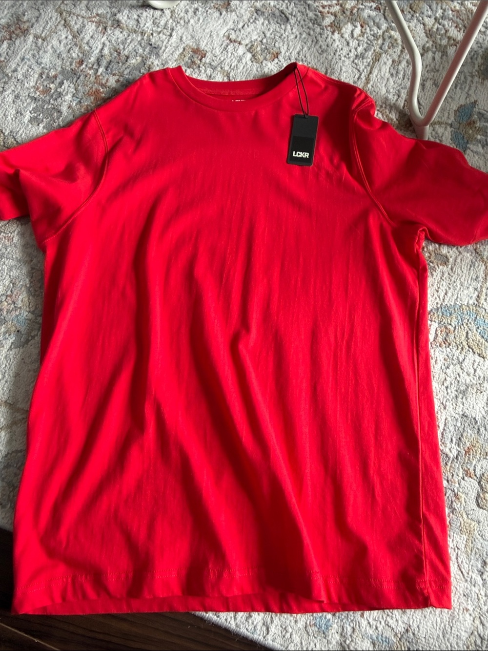 Red Men's Crew Neck T-Shirt